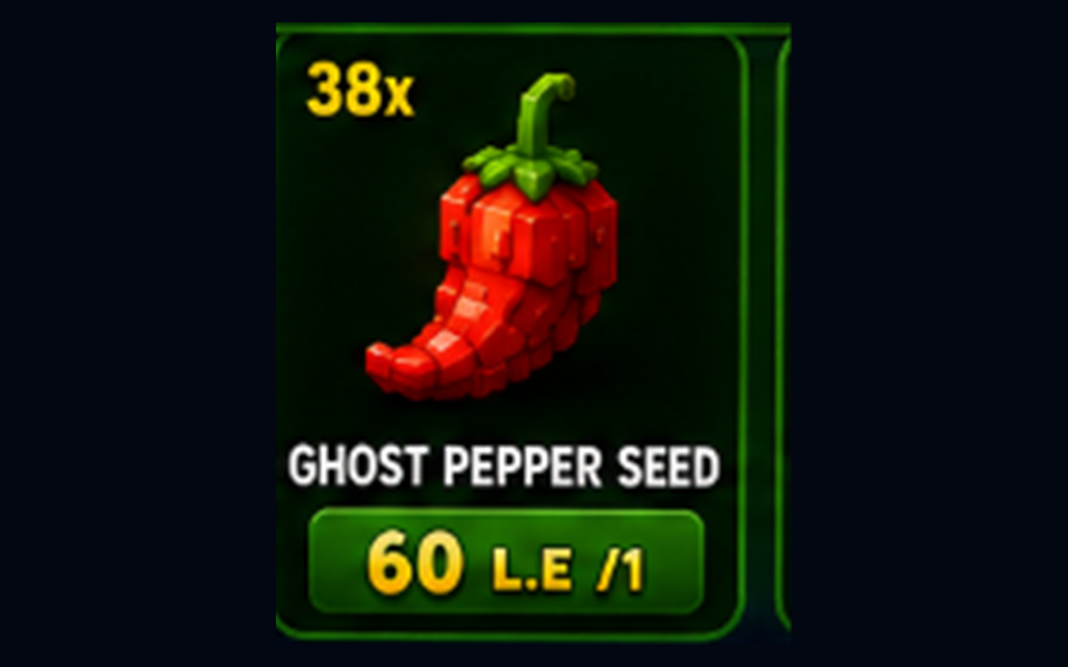 Ghost Pepper Seed x1